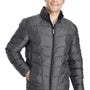 Spyder Mens Pelmo Puffer Full Zip Jacket - Polar Grey