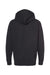 Independent Trading Co. IND4000Z Mens Full Zip Hooded Sweatshirt Hoodie Black Flat Back