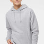Independent Trading Company Mens Hooded Sweatshirt Hoodie w/ Pouch Pocket - Heather Grey