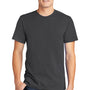 American Apparel Mens Fine Jersey Short Sleeve Crewneck T-Shirt - Asphalt Grey