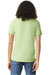 American Apparel 2001CVC Mens CVC Short Sleeve Crewneck T-Shirt Heather Cucumber Green Model Back