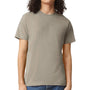 American Apparel Mens CVC Short Sleeve Crewneck T-Shirt - Heather Khaki Brown