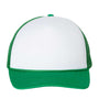 Valucap Hats Mens Foam Mesh Back Snapback Trucker Hat - White/Kelly Green