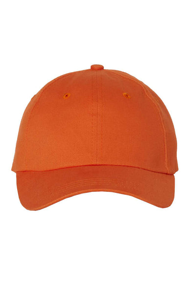 Valucap 6440 Mens Econ Hat Orange Flat Front