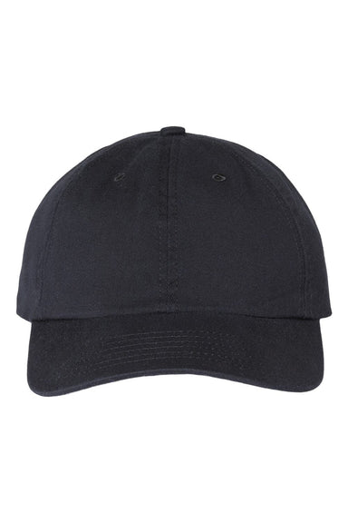 Classic Caps USA200 Mens USA Made Dad Hat Black Flat Front