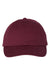 Valucap VC300A Mens Adult Bio-Washed Classic Dad Hat Maroon Flat Front
