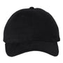 Valucap Hats Mens Heavy Brushed Twill Adjustable Hat - Black