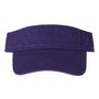 Valucap Hats Mens Bio-Washed Adjustable Visor - Purple