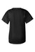 Badger 2120 Youth B-Core Moisture Wicking Short Sleeve Crewneck T-Shirt Black Flat Back