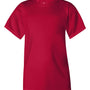 Badger Youth B-Core Moisture Wicking Short Sleeve Crewneck T-Shirt - Red