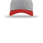 Richardson Hats Mens Pro Twill Snapback Hat - Grey/Grey/Red