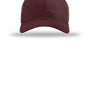 Richardson Hats Mens Pro Twill Snapback Hat - Maroon