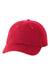 Valucap VC300Y Mens Small Fit Bio-Washed Dad Hat Red Flat Front