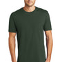 District Mens Perfect Weight Short Sleeve Crewneck T-Shirt - Forest Green - Closeout