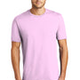 District Mens Perfect Weight Short Sleeve Crewneck T-Shirt - Soft Purple - Closeout