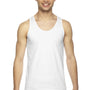 American Apparel Mens Fine Jersey Tank Top - White