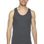 American Apparel Mens Fine Jersey Tank Top - Asphalt Grey