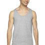 American Apparel Mens Fine Jersey Tank Top - Heather Grey
