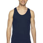 American Apparel Mens Fine Jersey Tank Top - Navy Blue