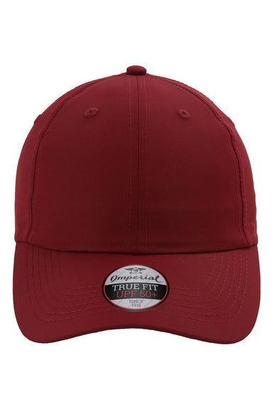 Imperial X210P Mens The Original Performance Hat Maroon Flat Front