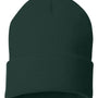 Sportsman Mens Solid Cuffed Beanie - Forest Green - NEW