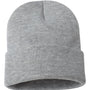 Sportsman Hats Unisex Solid Cuffed Beanie - Heather Grey
