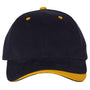 Sportsman Mens Dominator Adjustable Hat - Navy Blue/Gold - NEW