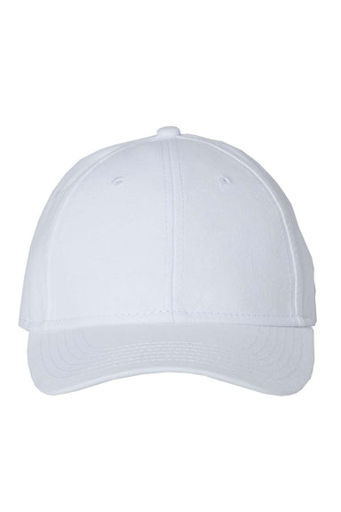 Sportsman AH30 Mens Structured Hat White Flat Front