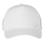 Valucap Hats Mens 5 Panel Twill Snapback Hat - White