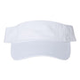 Valucap Hats Mens Bio-Washed Adjustable Visor - White