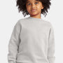 Hanes Youth Ecosmart Pill Resistant Crewneck Sweatshirt - Ash Grey - New