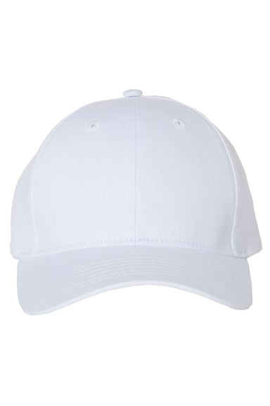 Sportsman 2260 Mens Adult Twill Hat White Flat Front