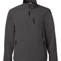 Weatherproof Mens Wind & Water Resistant Soft Shell Full Zip Jacket - Graphite Grey