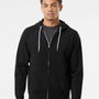 Independent Trading Co. Mens Full Zip Hooded Sweatshirt Hoodie - Black - NEW