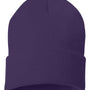 Sportsman Mens Solid Cuffed Beanie - Purple - NEW