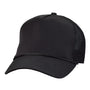 Valucap Hats Mens 5 Panel Snapback Trucker Hat - Black