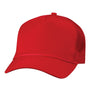 Valucap Mens 5 Panel Snapback Trucker Hat - Red - NEW