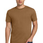 Jerzees Mens Dri-Power Moisture Wicking Short Sleeve Crewneck T-Shirt - Golden Pecan Brown