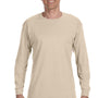 Jerzees Mens Dri-Power Moisture Wicking Long Sleeve Crewneck T-Shirt - Sandstone Brown