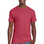 Gildan Mens Short Sleeve Crewneck T-Shirt - Heather Red - COMING SOON