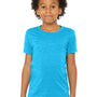 Bella + Canvas Youth Jersey Short Sleeve Crewneck T-Shirt - Neon Blue