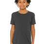 Bella + Canvas Youth Jersey Short Sleeve Crewneck T-Shirt - Dark Grey