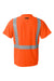 Kishigo 9110-9111 Mens High Performance Microfiber Short Sleeve Crewneck T-Shirt Orange Flat Back