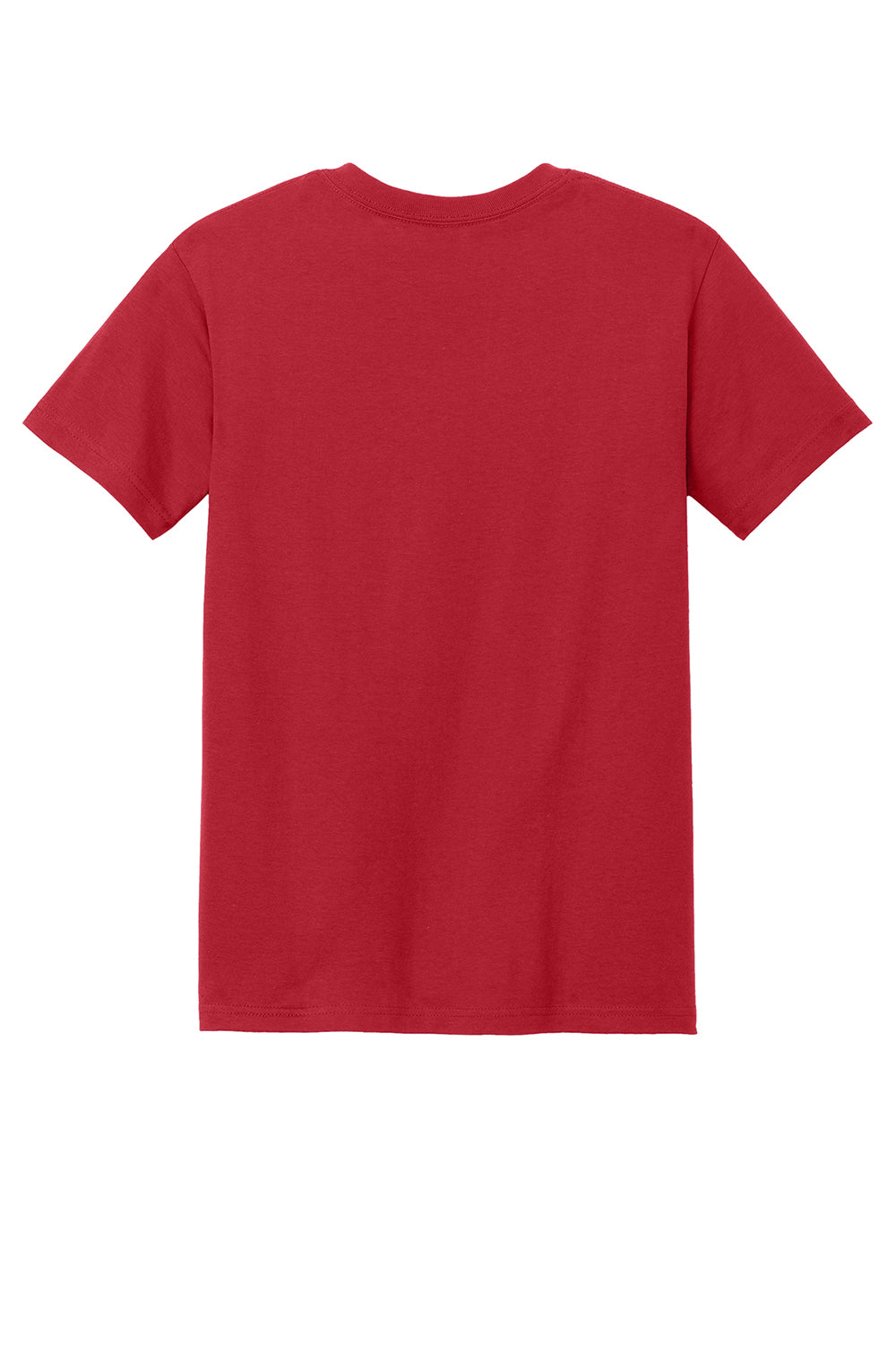 American Apparel 1301/AL1301 Mens Short Sleeve Crewneck T-Shirt Cardinal Red Flat Back