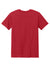 American Apparel 1301/AL1301 Mens Short Sleeve Crewneck T-Shirt Cardinal Red Flat Back