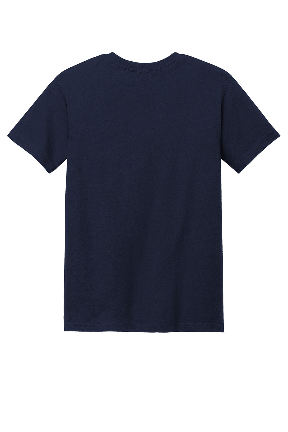 American Apparel 1301/AL1301 Mens Short Sleeve Crewneck T-Shirt True Navy Blue Flat Back