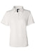 Sierra Pacific 5469 Womens Moisture Wicking Mesh Short Sleeve Polo Shirt White Flat Front