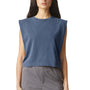 American Apparel Womens Garment Dyed Muscle Tank Top - Faded Navy Blue