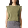 American Apparel Womens Garment Dyed Muscle Tank Top - Faded Army