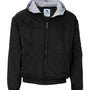 Augusta Sportswear Mens Water Resistant Full Zip Hooded Jacket - Black